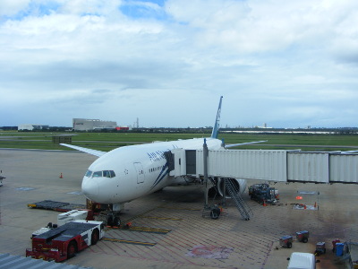 avion au sol